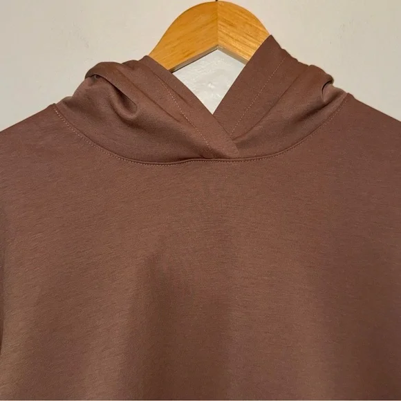 Athleta Gallery Hoodie Pullover Tunic Top Shirttail Women’s Size Extra Large - Picture 3 of 11